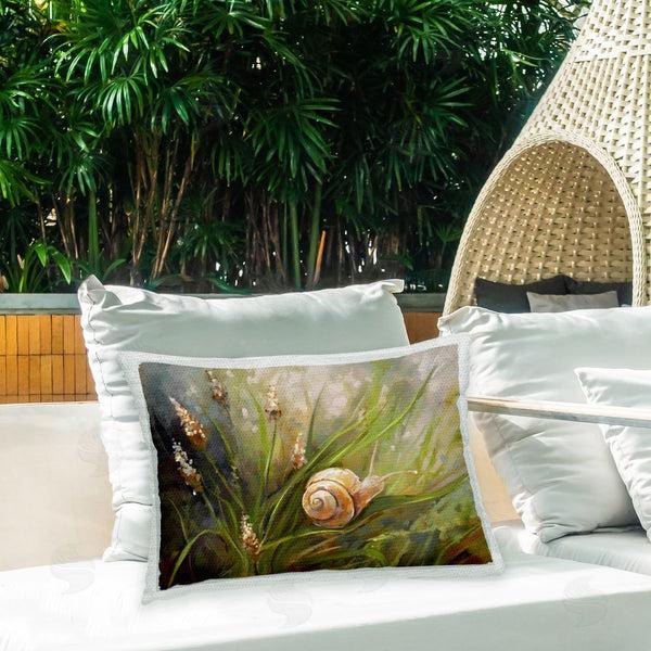 Stupell Industries Ziwei Li | Snail Resting On Grass