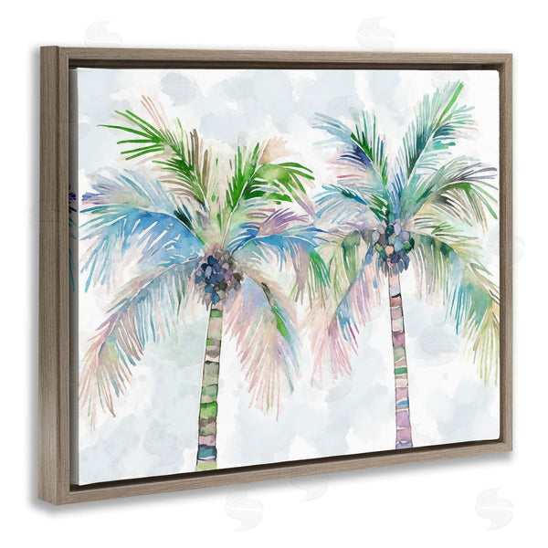 Stupell Industries Ziwei Li | Soft Palm Tree Pair