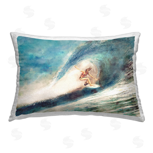 Stupell Industries Ziwei Li | Surfer Riding Wave