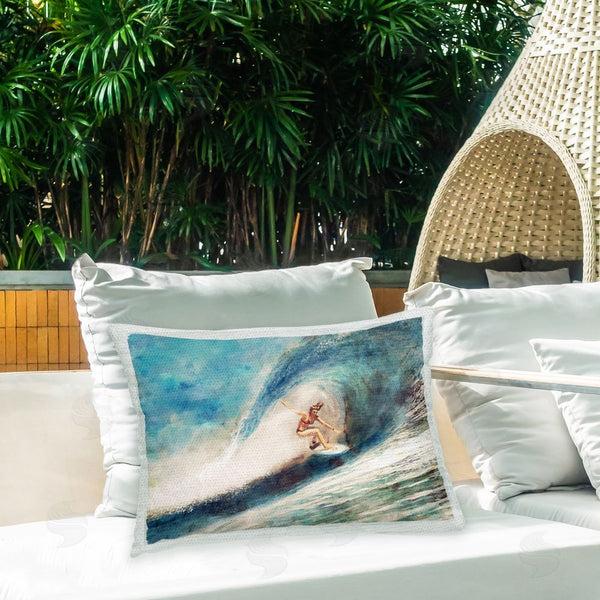 Stupell Industries Ziwei Li | Surfer Riding Wave