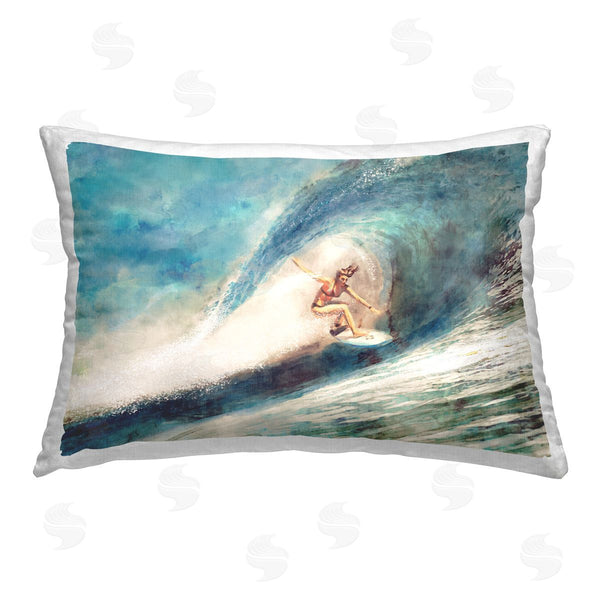 stupell industries Ziwei Li | Surfer Riding Wave
