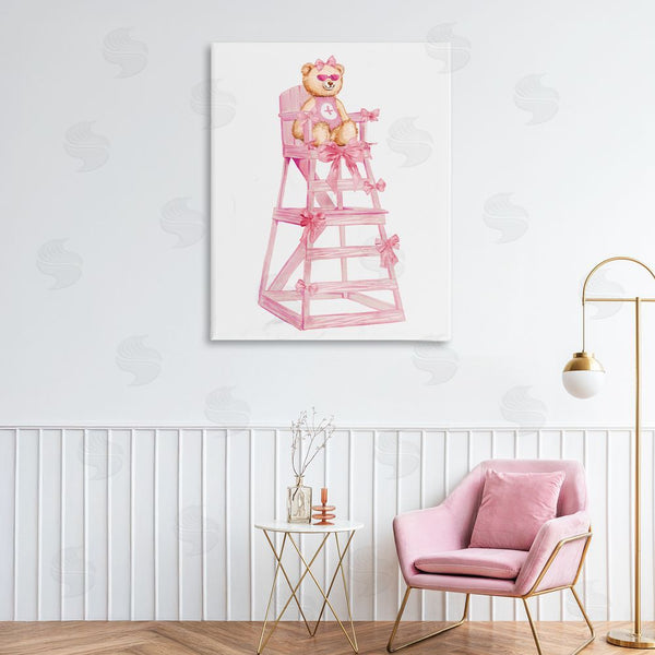 Stupell Industries Ziwei Li | Teddy Bear Life Guard