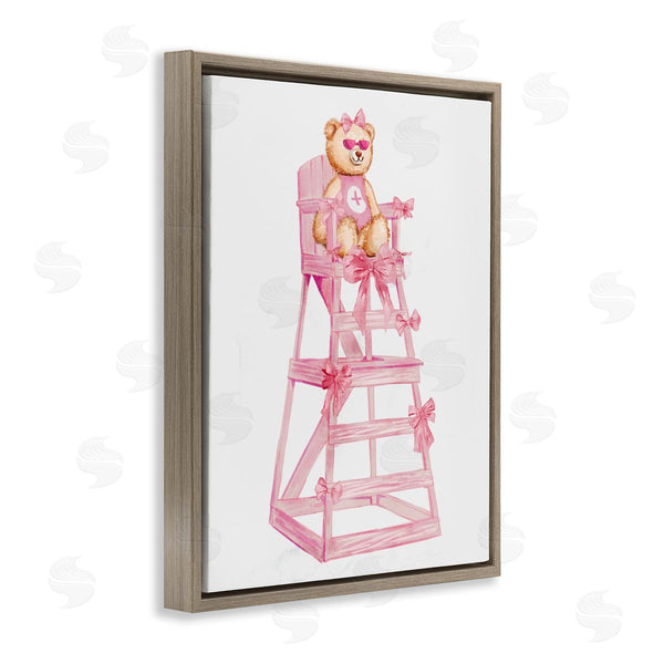 Stupell Industries Ziwei Li | Teddy Bear Life Guard