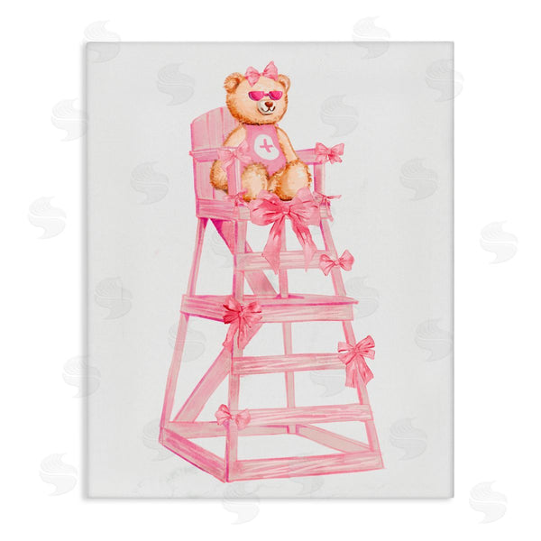 stupell industries Ziwei Li | Teddy Bear Life Guard