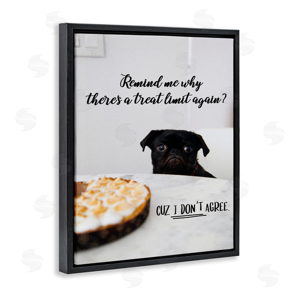 Stupell Industries Ziwei Li | Treat Limit Funny Dog