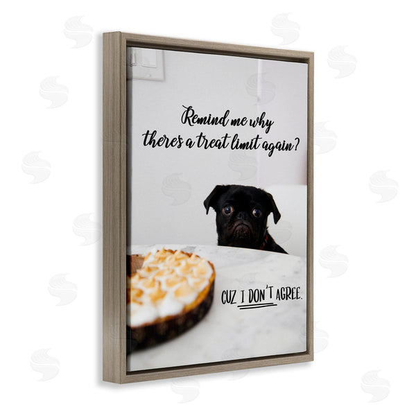 Stupell Industries Ziwei Li | Treat Limit Funny Dog