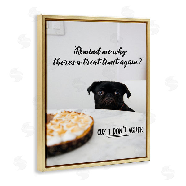 Stupell Industries Ziwei Li | Treat Limit Funny Dog