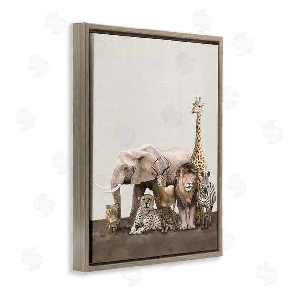 Stupell Industries Ziwei Li | Wild Zoo Animals