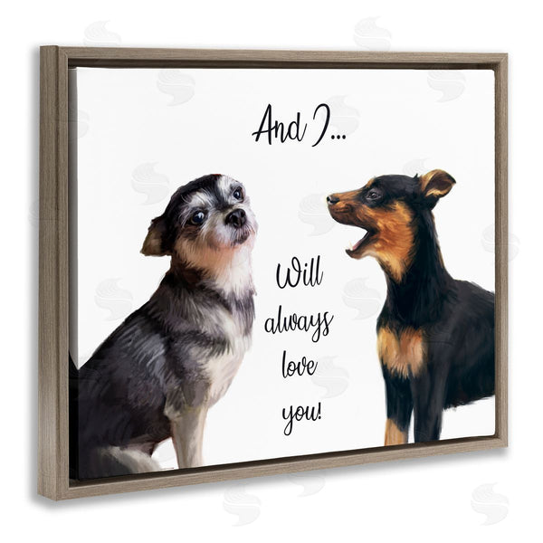 Stupell Industries Ziwei Li | Will Love You Dogs