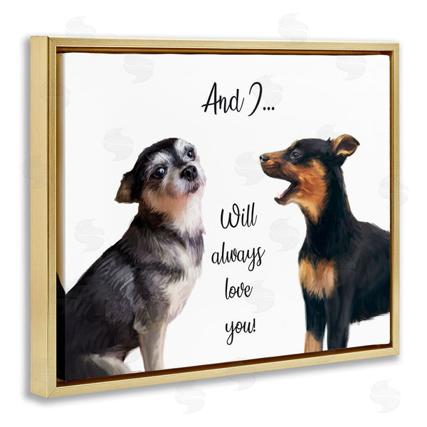 Stupell Industries Ziwei Li | Will Love You Dogs