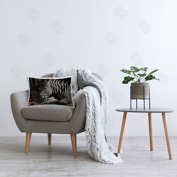 Stupell Industries Ziwei Li | Zebra & Gold Rose