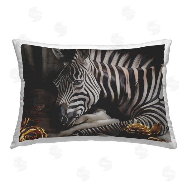 stupell industries Ziwei Li | Zebra & Gold Rose