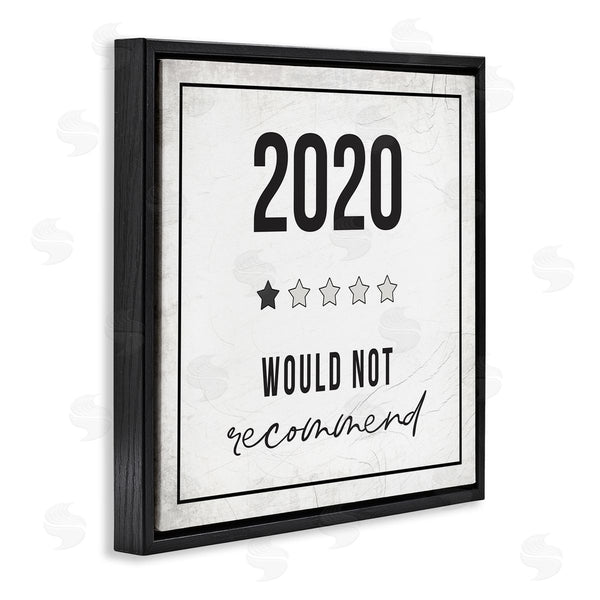 Stupell Industries Stupell Studio | 2020 Start Rating Humor Wall Art
