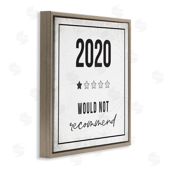 Stupell Industries Stupell Studio | 2020 Start Rating Humor Wall Art