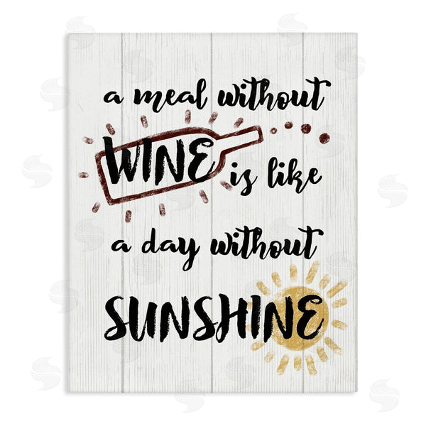 stupell industries Stupell Studio | A Meal Without Wine Humor
