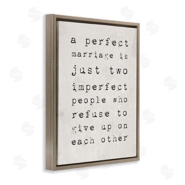 Stupell Industries Stupell Studio | A Perfect Marriage Inspirational