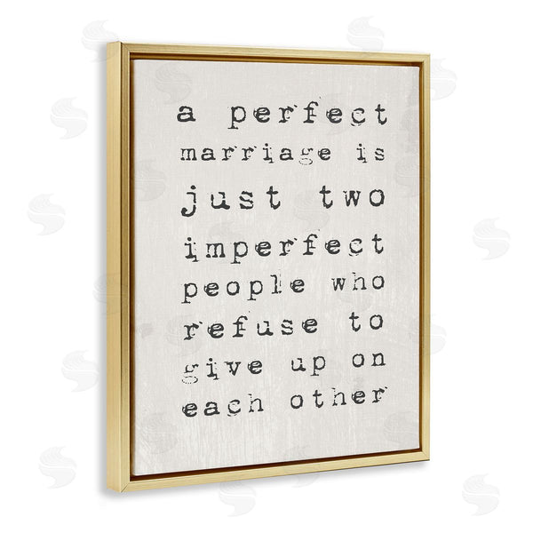 Stupell Industries Stupell Studio | A Perfect Marriage Inspirational