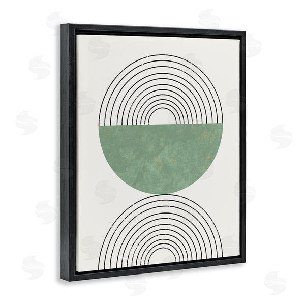 Stupell Industries Stupell Studio | Abstract Geometric Circular Study Curved Art Deco Wall Art
