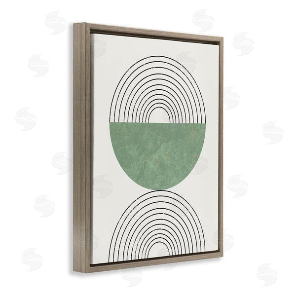 Stupell Industries Stupell Studio | Abstract Geometric Circular Study Curved Art Deco Wall Art