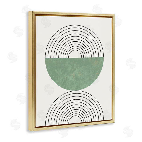 Stupell Industries Stupell Studio | Abstract Geometric Circular Study Curved Art Deco Wall Art