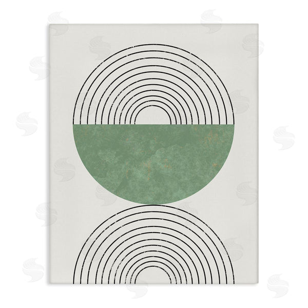 stupell industries Stupell Studio | Abstract Geometric Circular Study Curved Art Deco Wall Art