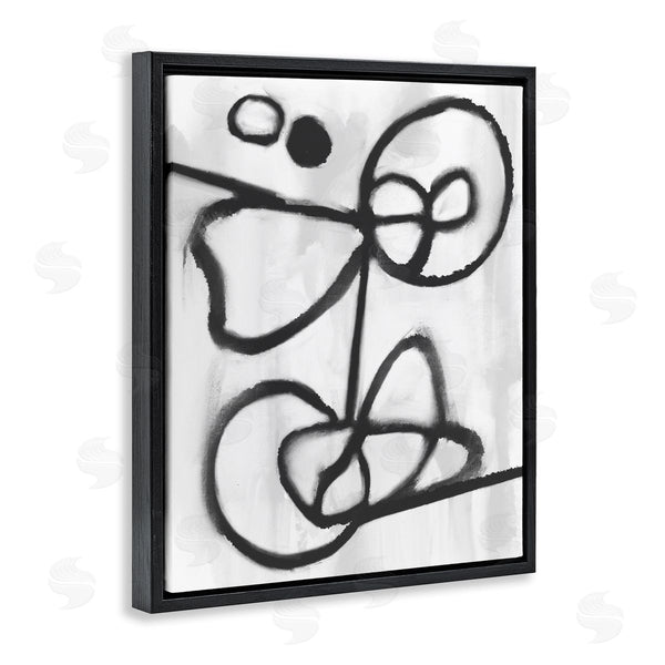 Stupell Industries Stupell Studio | Abstract Linework Shapes Black