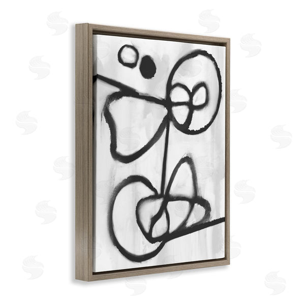 Stupell Industries Stupell Studio | Abstract Linework Shapes Black