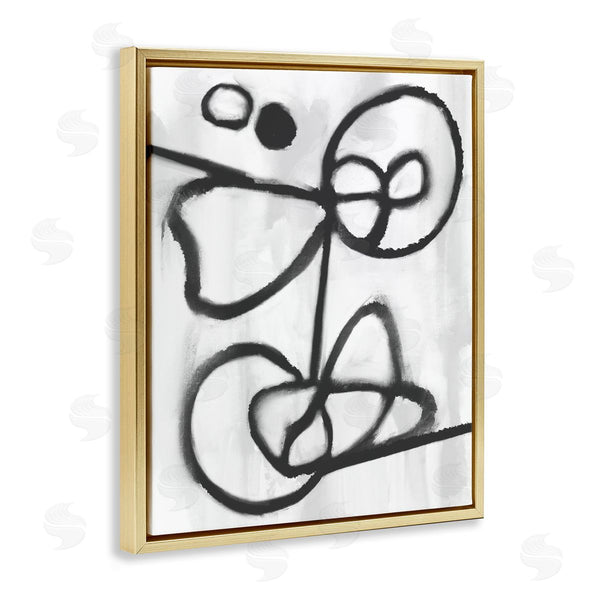 Stupell Industries Stupell Studio | Abstract Linework Shapes Black