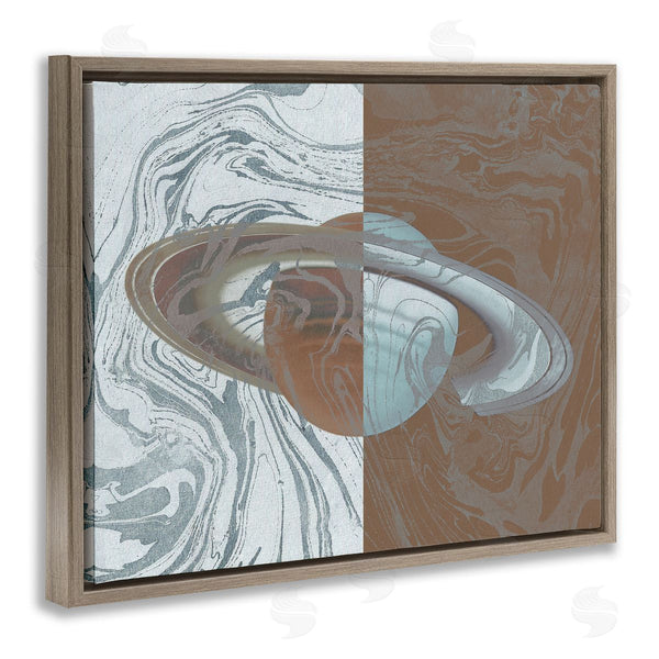 Stupell Industries Stupell Studio | Abstract Marbled Planet Wall Art