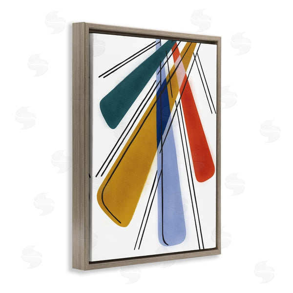 Stupell Industries Stupell Studio | Abstract Primary Color Rays