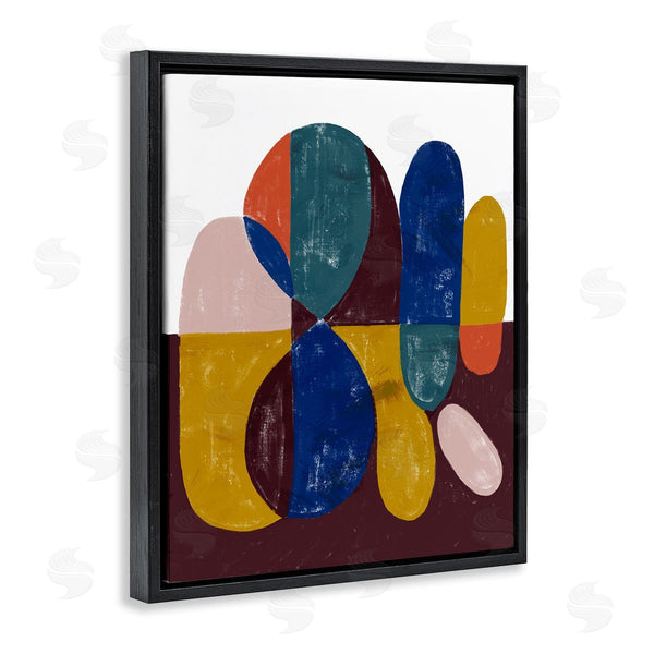 Stupell Industries Stupell Studio | Abstract Shapes Purple Blue