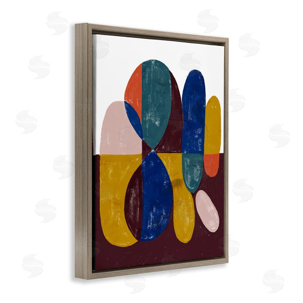 Stupell Industries Stupell Studio | Abstract Shapes Purple Blue
