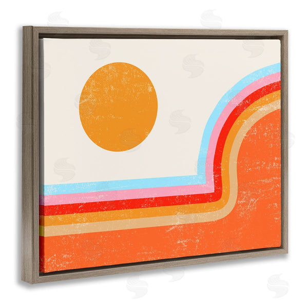 Stupell Industries Stupell Studio | Abstract Sun Over Stripes