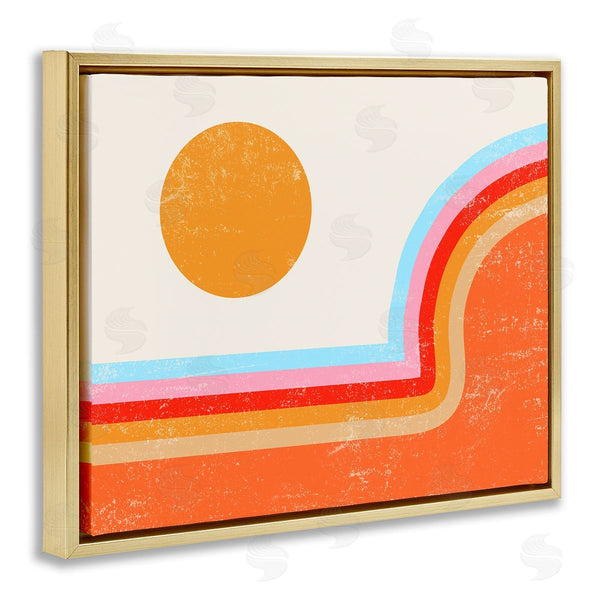 Stupell Industries Stupell Studio | Abstract Sun Over Stripes