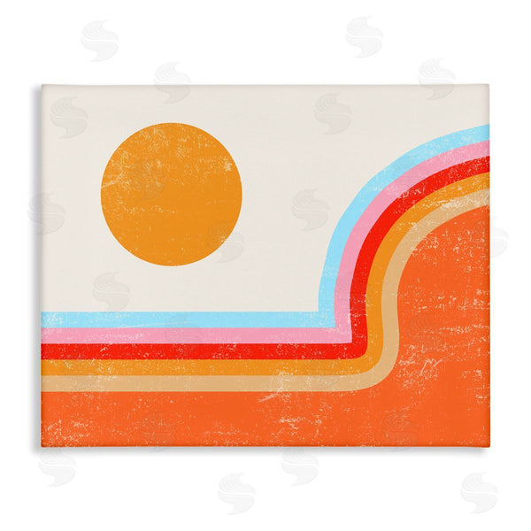 stupell industries Stupell Studio | Abstract Sun Over Stripes