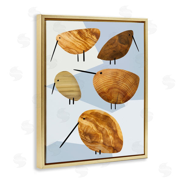Stupell Industries Stupell Studio | Abstract Tree Pattern Birds Geometric Shapes