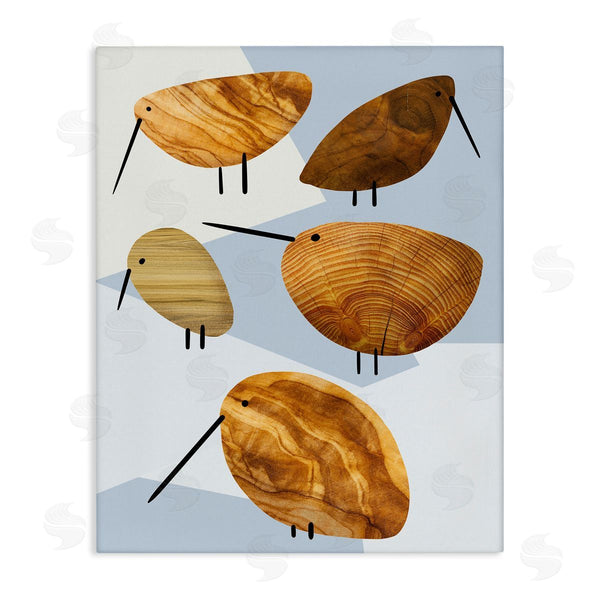 stupell industries Stupell Studio | Abstract Tree Pattern Birds Geometric Shapes