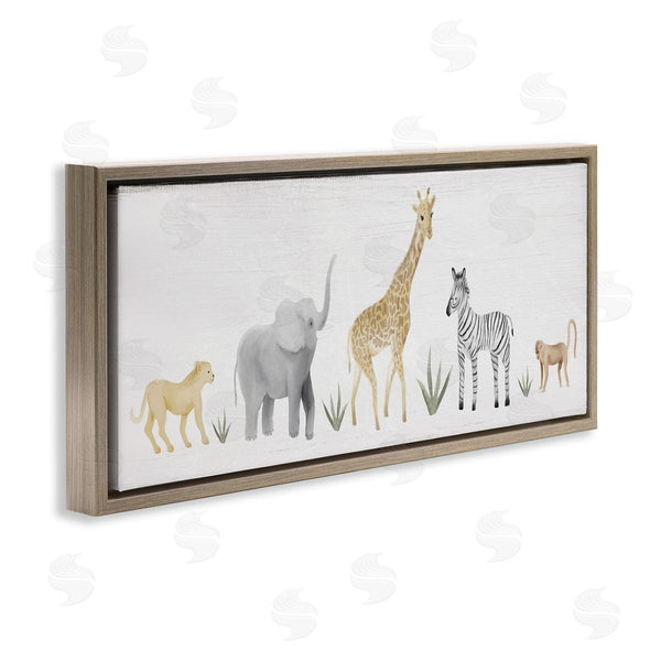 Stupell Industries Stupell Studio | Adorable Jungle Animals Wildlife Wall Art