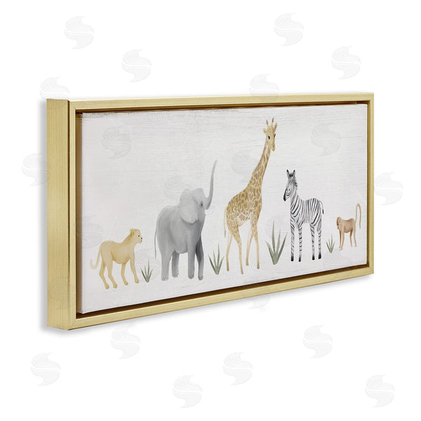 Stupell Industries Stupell Studio | Adorable Jungle Animals Wildlife Wall Art