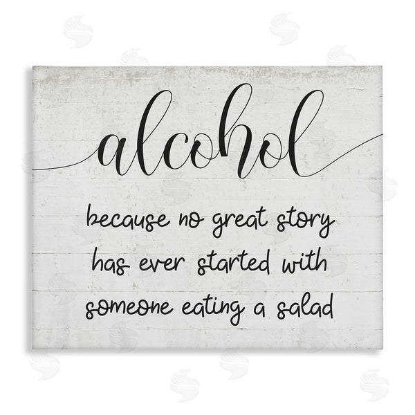 stupell industries Stupell Studio | Alcohol for Great Story Wall Art