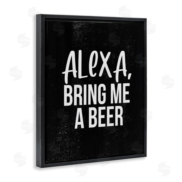 Stupell Industries Stupell Studio | Alexa Bring Beer Chalk Style Design