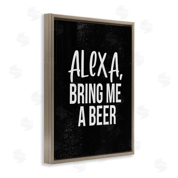 Stupell Industries Stupell Studio | Alexa Bring Beer Chalk Style Design