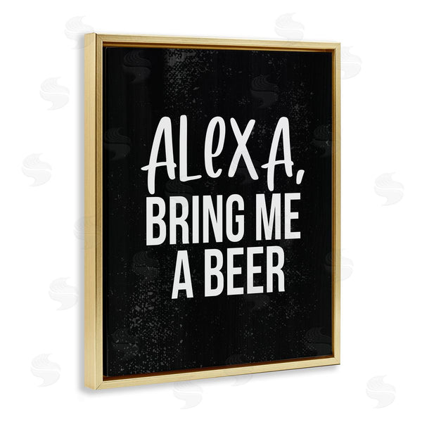 Stupell Industries Stupell Studio | Alexa Bring Beer Chalk Style Design