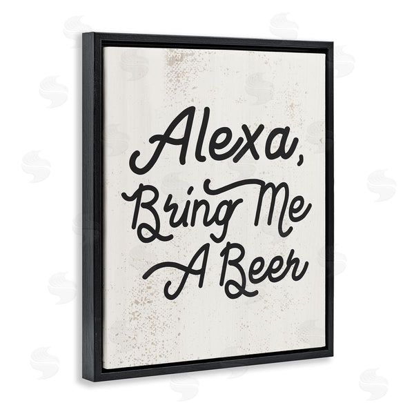 Stupell Industries Stupell Studio | Alexa Bring Me Beer Kitchen Sign