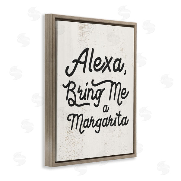 Stupell Industries Stupell Studio | Alexa Bring Me Margarita Kitchen Sign