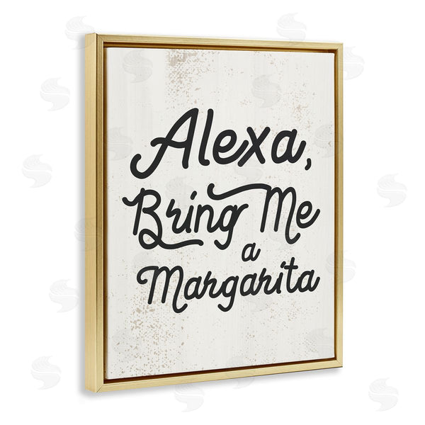 Stupell Industries Stupell Studio | Alexa Bring Me Margarita Kitchen Sign