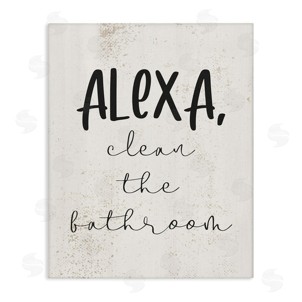 stupell industries Stupell Studio | Alexa Clean the Bathroom
