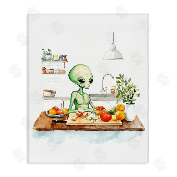 stupell industries Stupell Studio | Alien Cooking in Kitchen