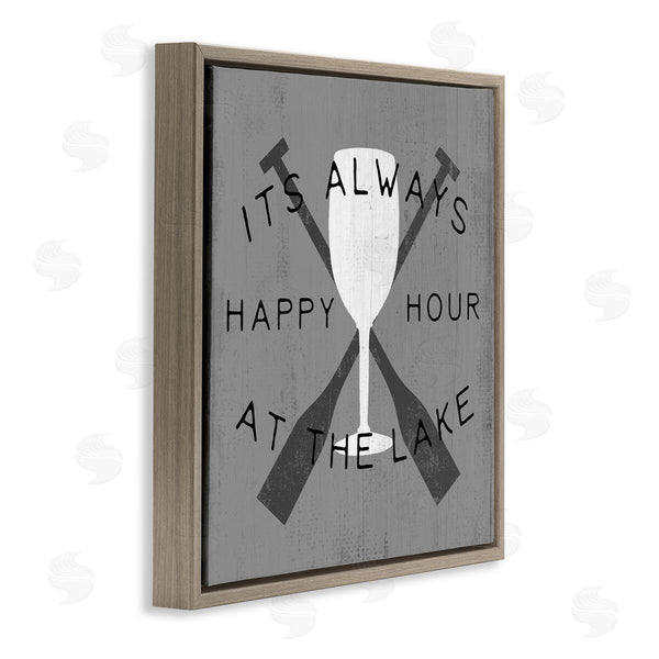 Stupell Industries Stupell Studio | Always Happy Hour At Lake