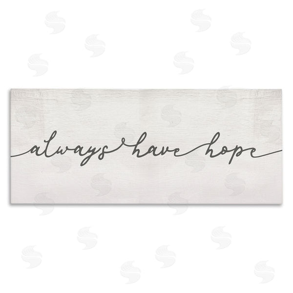 stupell industries Stupell Studio | Always Have Hope Phrase Vintage Cursive Typography